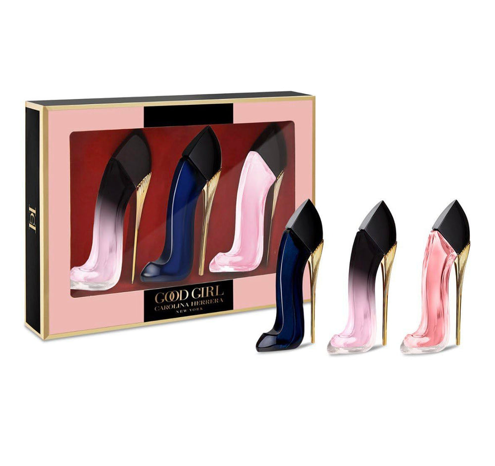 Carolina Herrera Good Girl Gift Set packaging in luxe box, ideal for gifting.