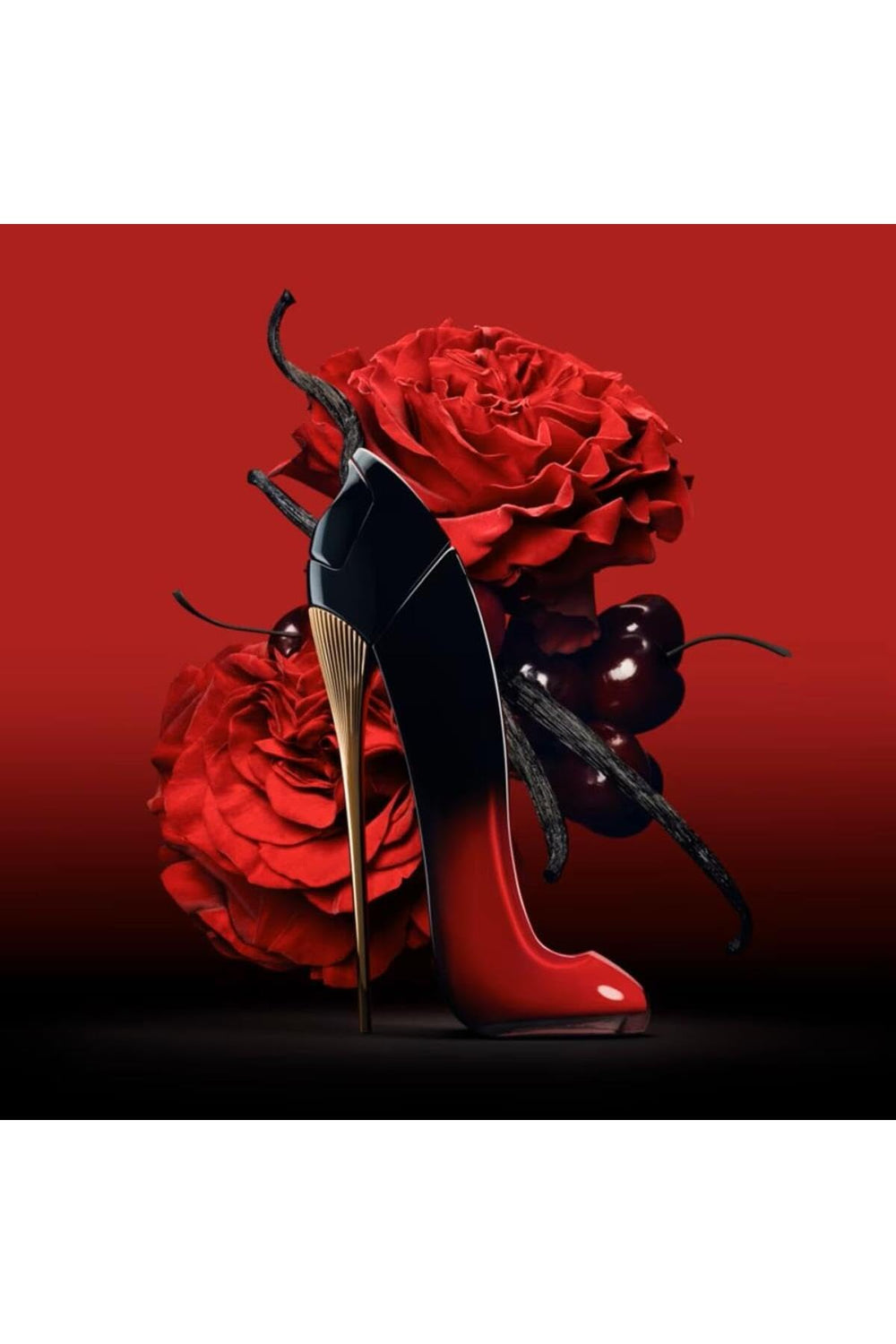 Carolina Herrera Very Good Girl Elixir bottle close-up, ideal for evening style inspiration.