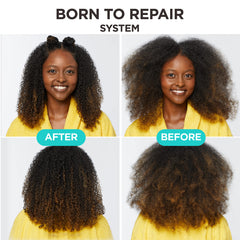 Carol's Daughter Born To Repair Amazonian nut oil droplets nourish strands.