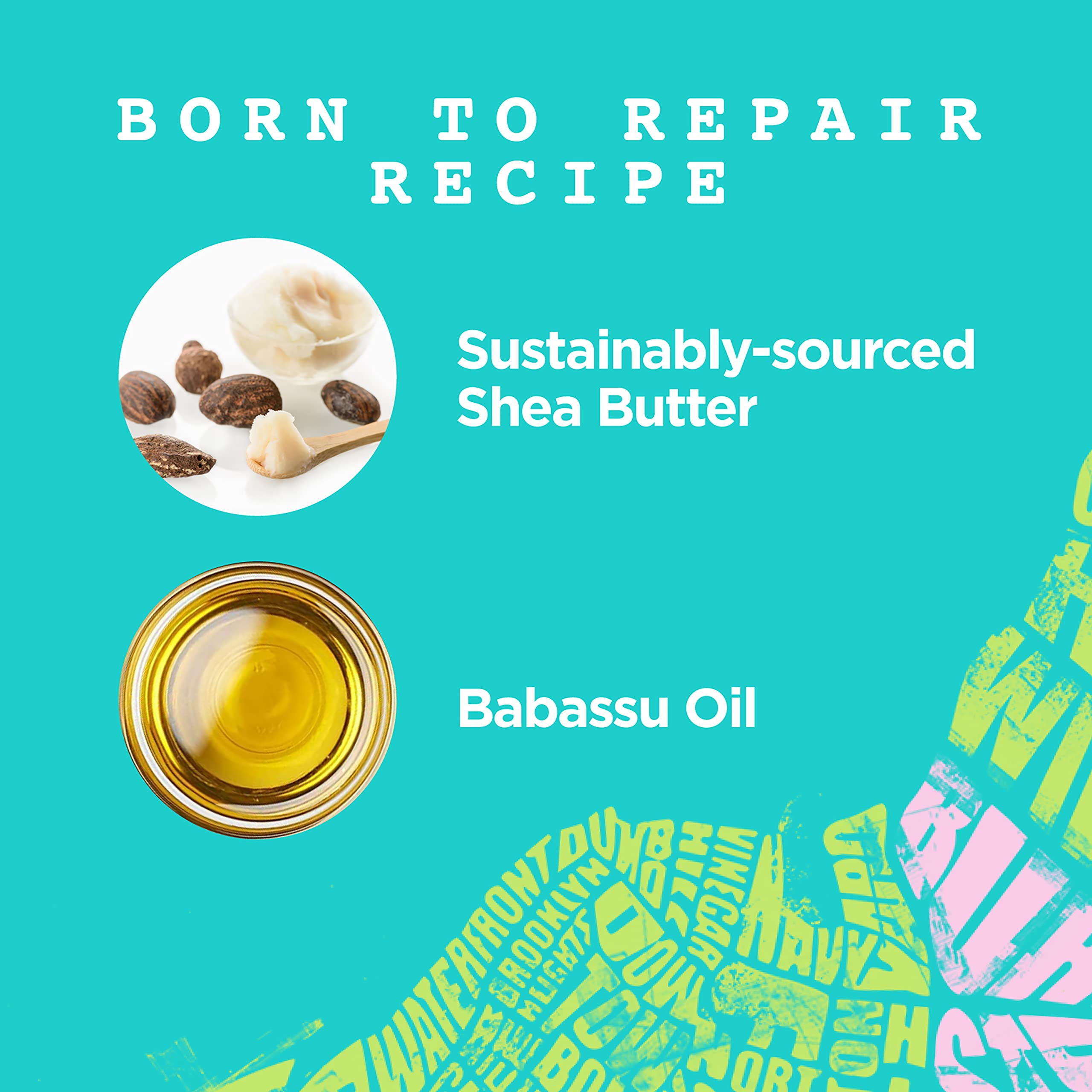 Carol's Daughter Born To Repair curly hair benefits with deep moisture.