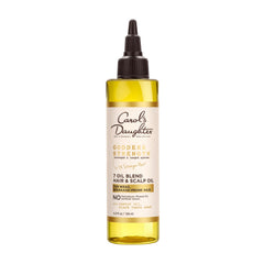 Carol's Daughter Goddess Strength 7 Oil bottle for scalp nourishment.