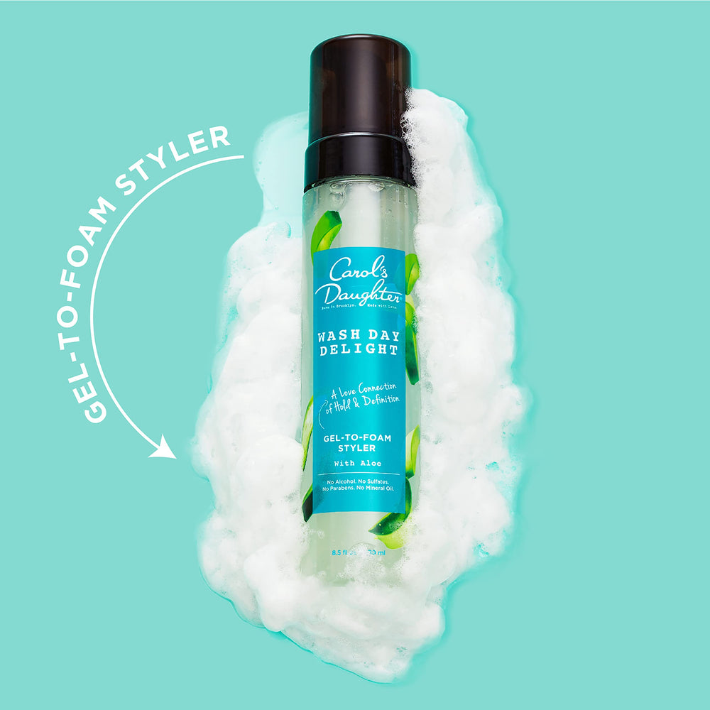 8.5 oz packaging of Carol's Daughter Wash Day Delight for daily use