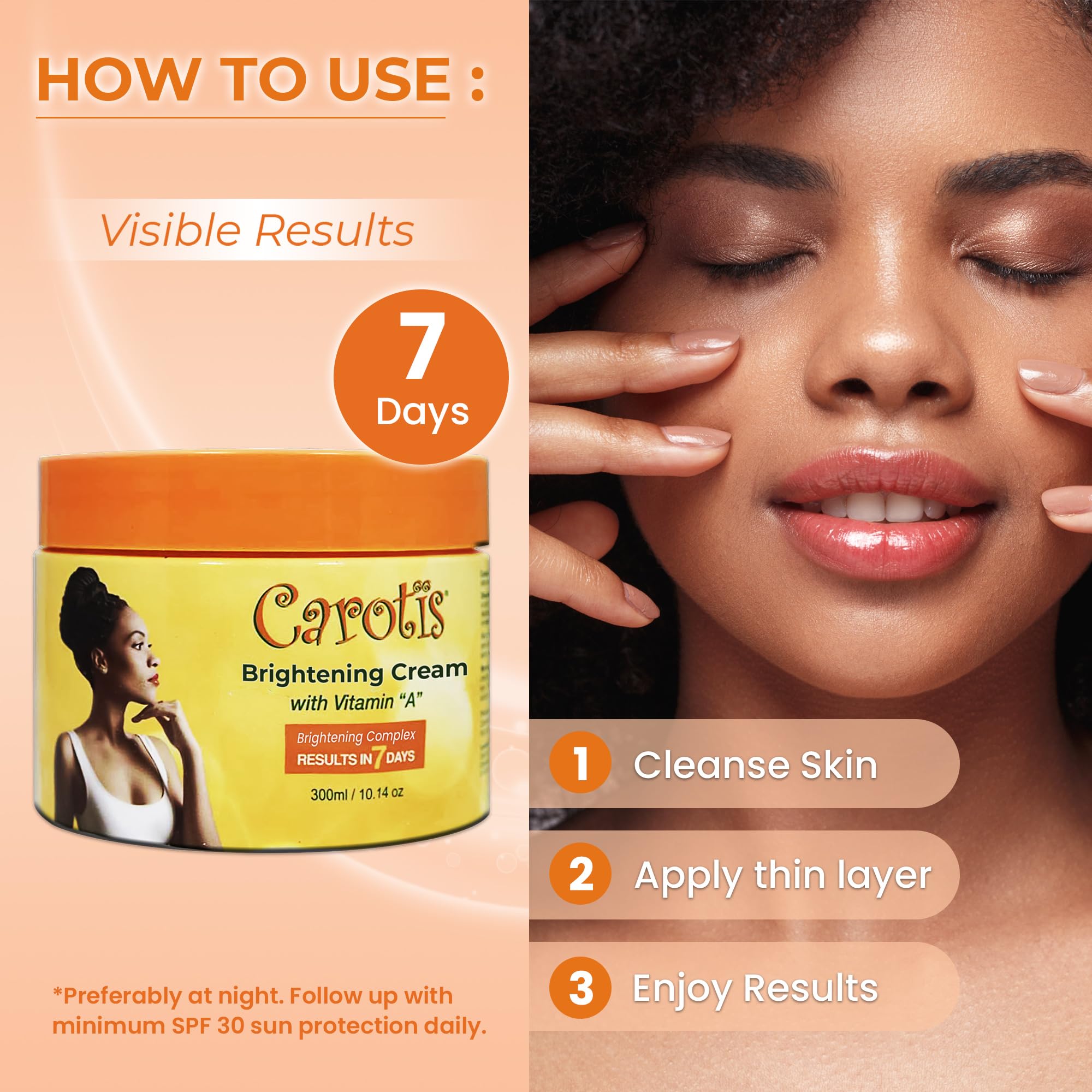 CAROTÏS alpha arbutin label signals brightening formula.