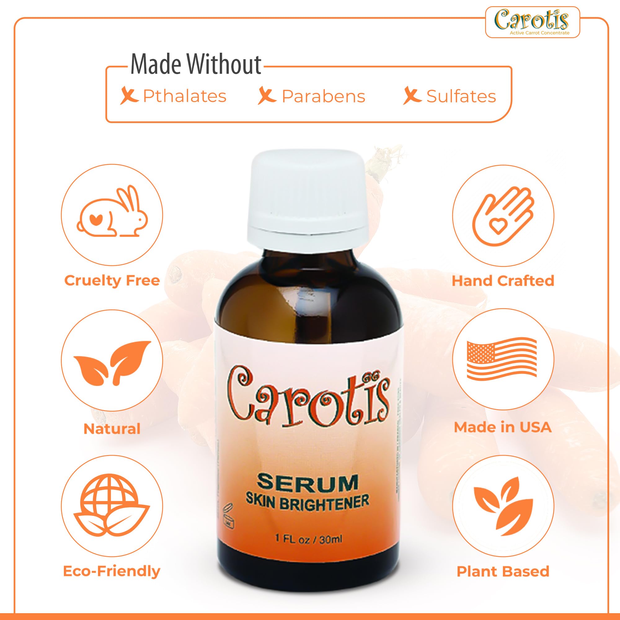 CAROTÏS Brightening Serum night routine scene.