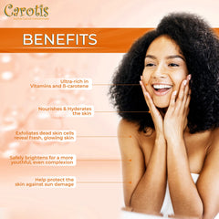 CAROTÏS Exfoliating Soap lather closeup with rich foam for gentle cleansing