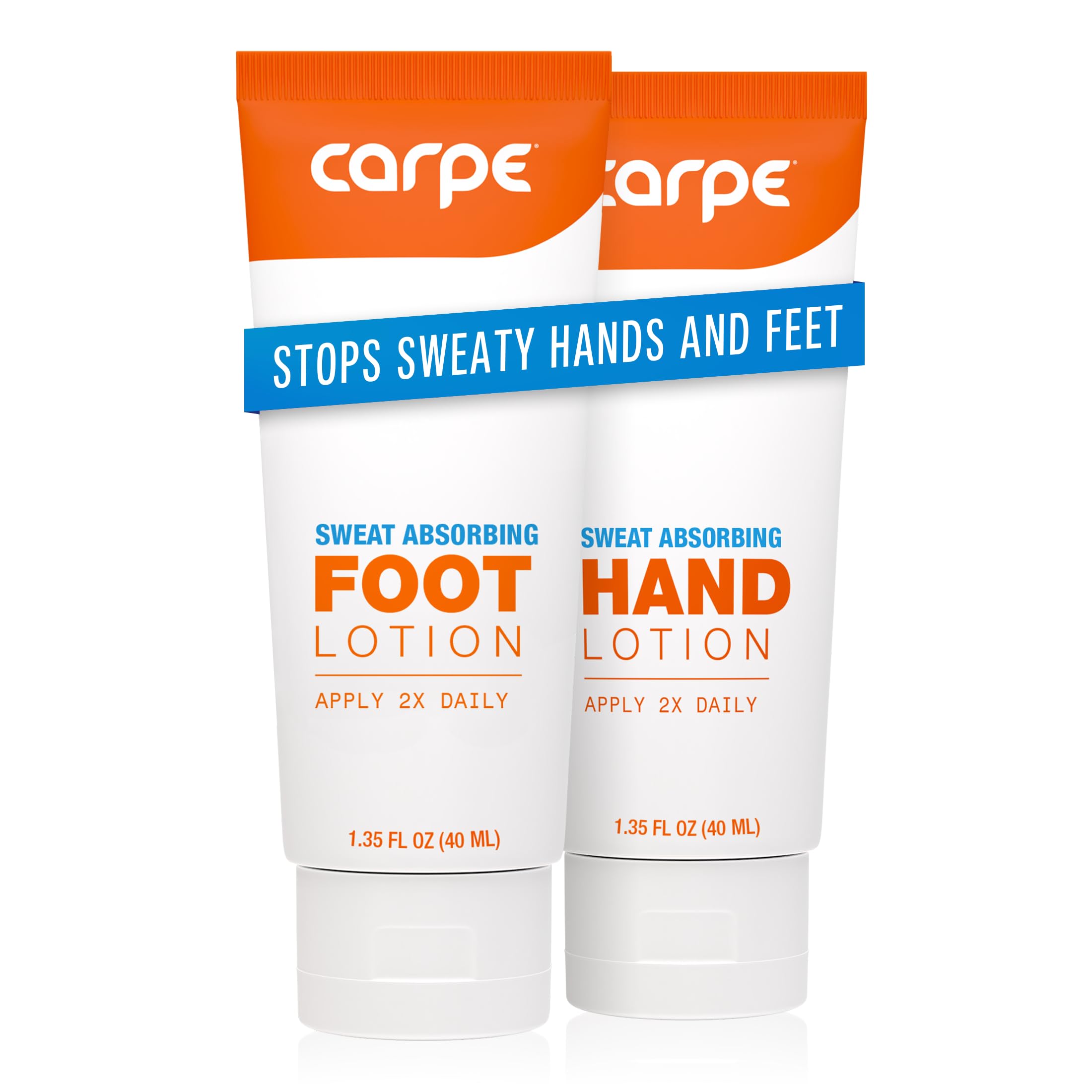 Carpe bottle-pump image for easy, mess-free application.