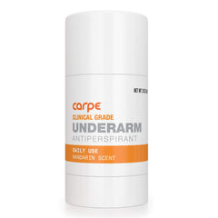Carpe clinical strength deodorant mandarin stick delivers long-lasting sweat and odor control