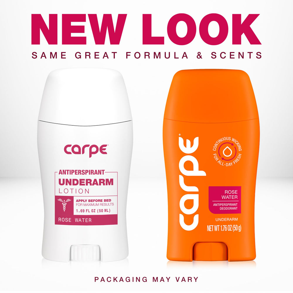 Carpe clinical-strength underarm lotion demonstrates strong sweat protection.