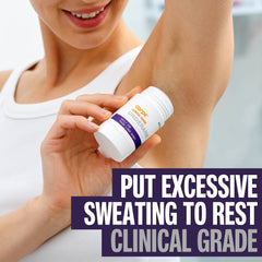 Carpe dermatologist-developed formula emphasizes skin-friendly sweat control.