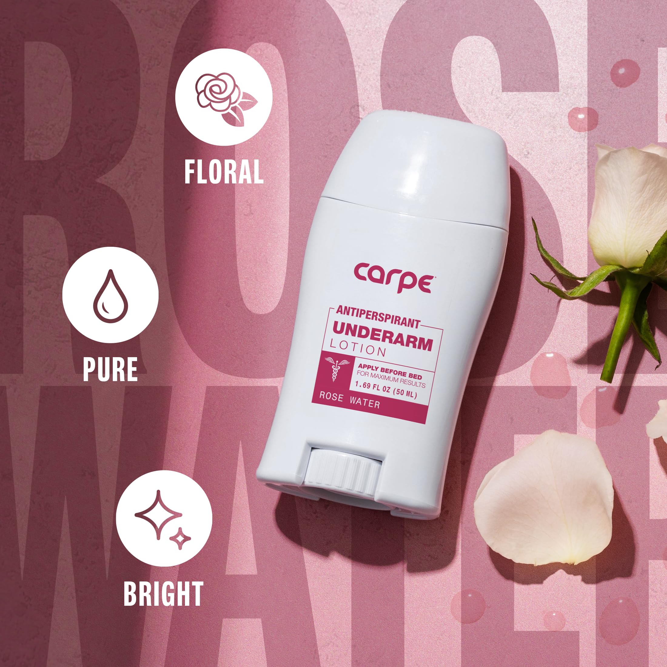 Dermatologist-developed Carpe formula emphasizes safety and gentle wear.