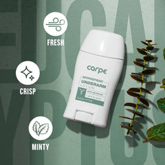 Carpe dry-and-fresh underarms visual underscores comfortable, everyday wear.