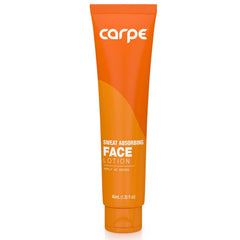 Carpe Face Lotion bottle illustrating a lightweight, fast-absorbing formula for daily comfort.