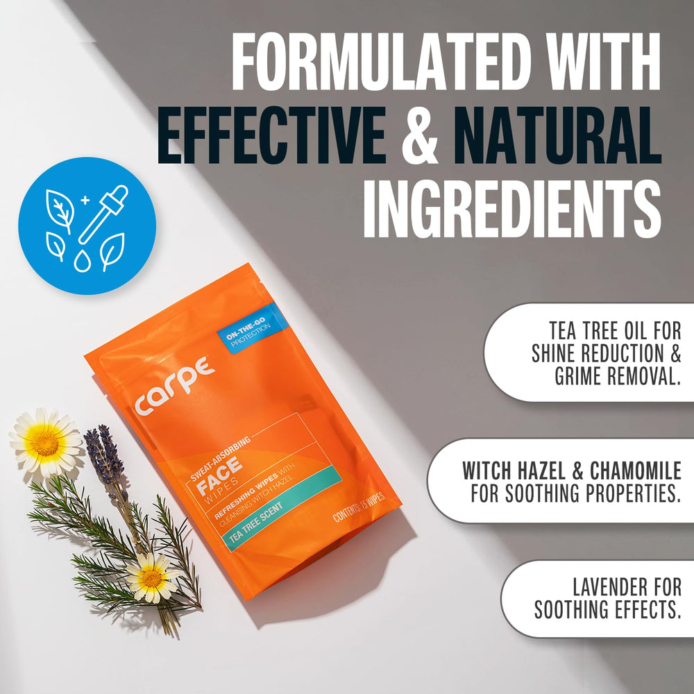 Carpe eucalyptus infusion provides an energizing, cooling sensation during use.