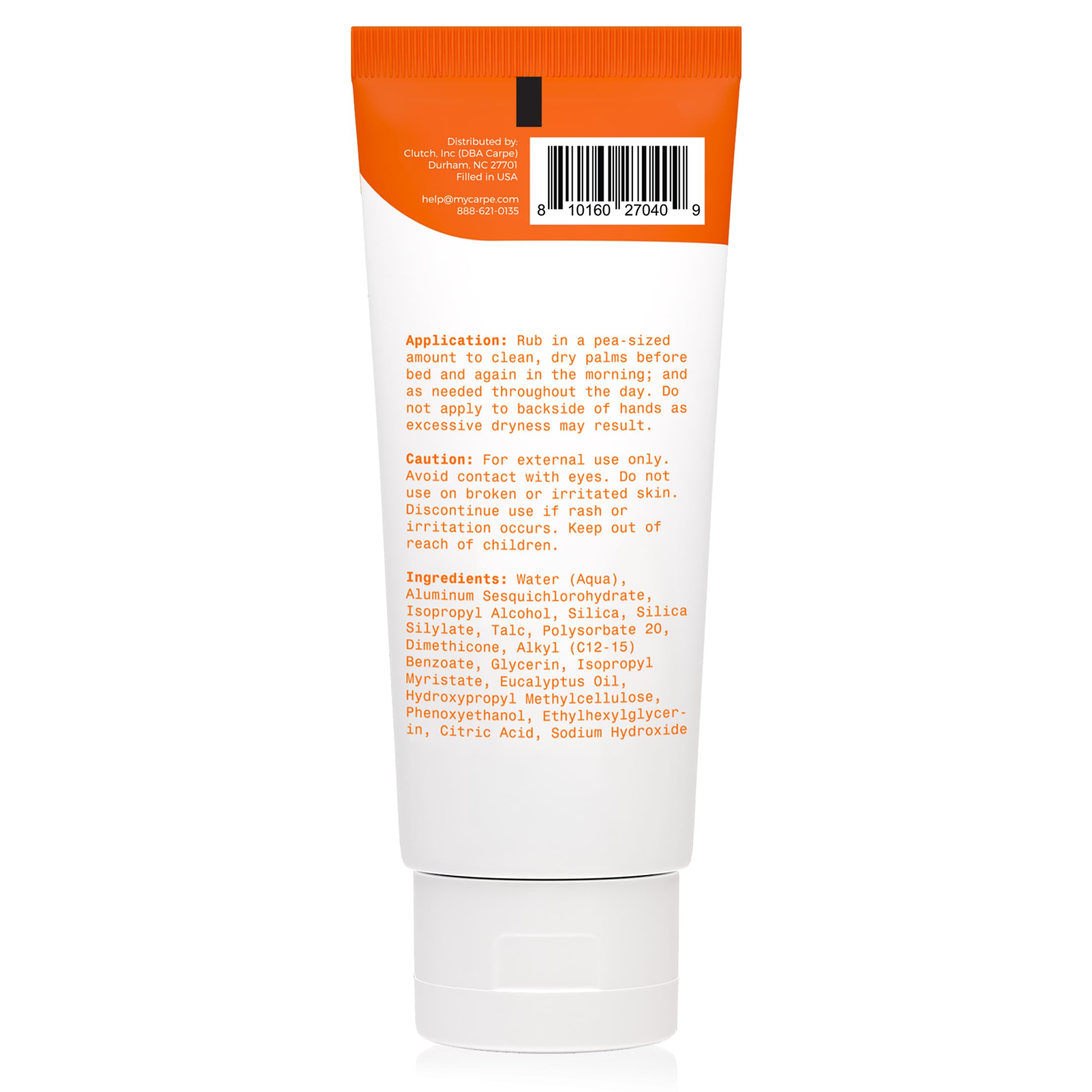Packaging variation showing USA-made, paraben-free, cruelty-free formulation.
