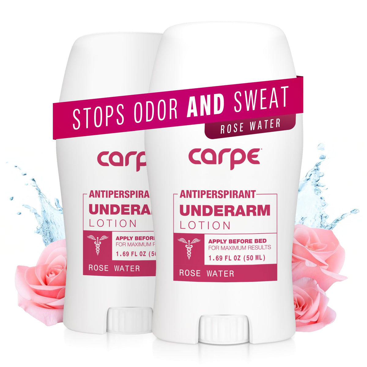 Carpe rose water scent bottle offers daily fragrance and confidence.