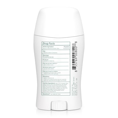 Carpe Sweat Absorbing Lotion quick dry formula shows fast absorption with eucalyptus aroma