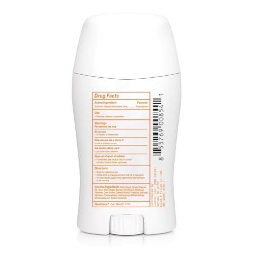 Carpe clinical-strength image emphasizes powerful performance against sweating.