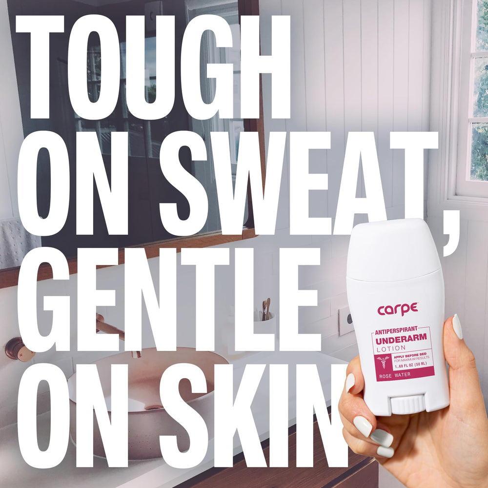Carpe rose packaging variation highlights convenient daily use.