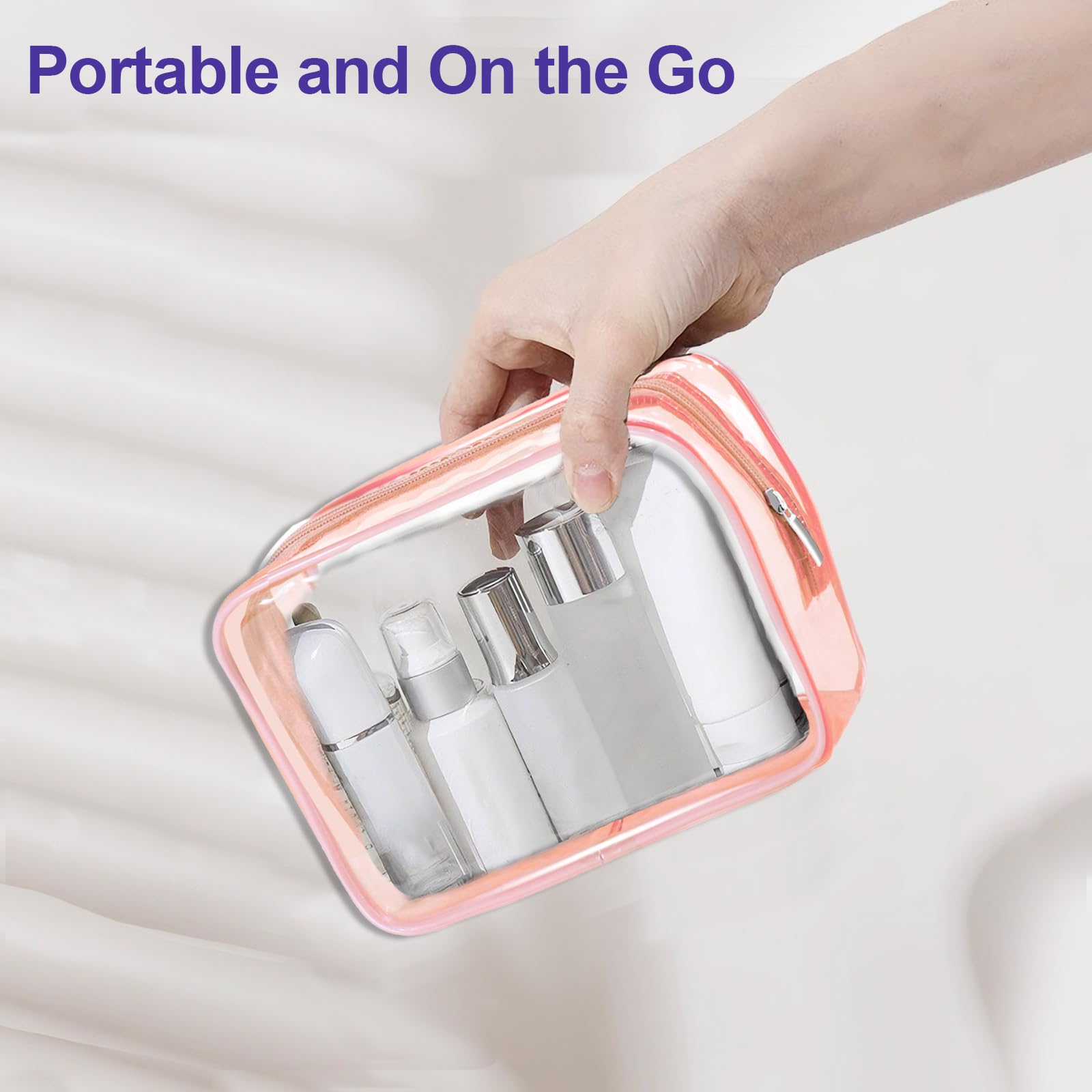 CarryEpic 4 pack travel bag set provides compact organization for essentials.