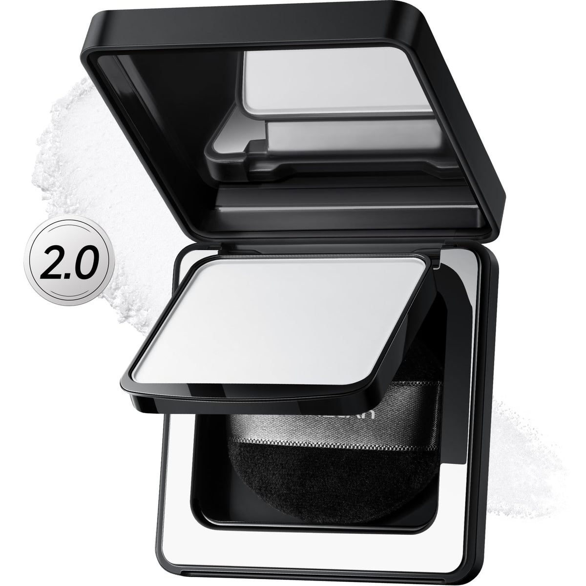 CARSLAN 2.0 Black Magnet Soft Focus Powder close-up showing translucent velvet finish