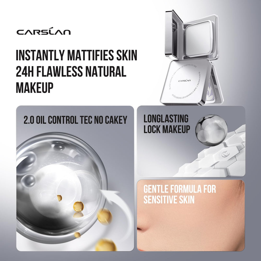 CARSLAN 2.0 Talc free formula close up gentle on sensitive skin