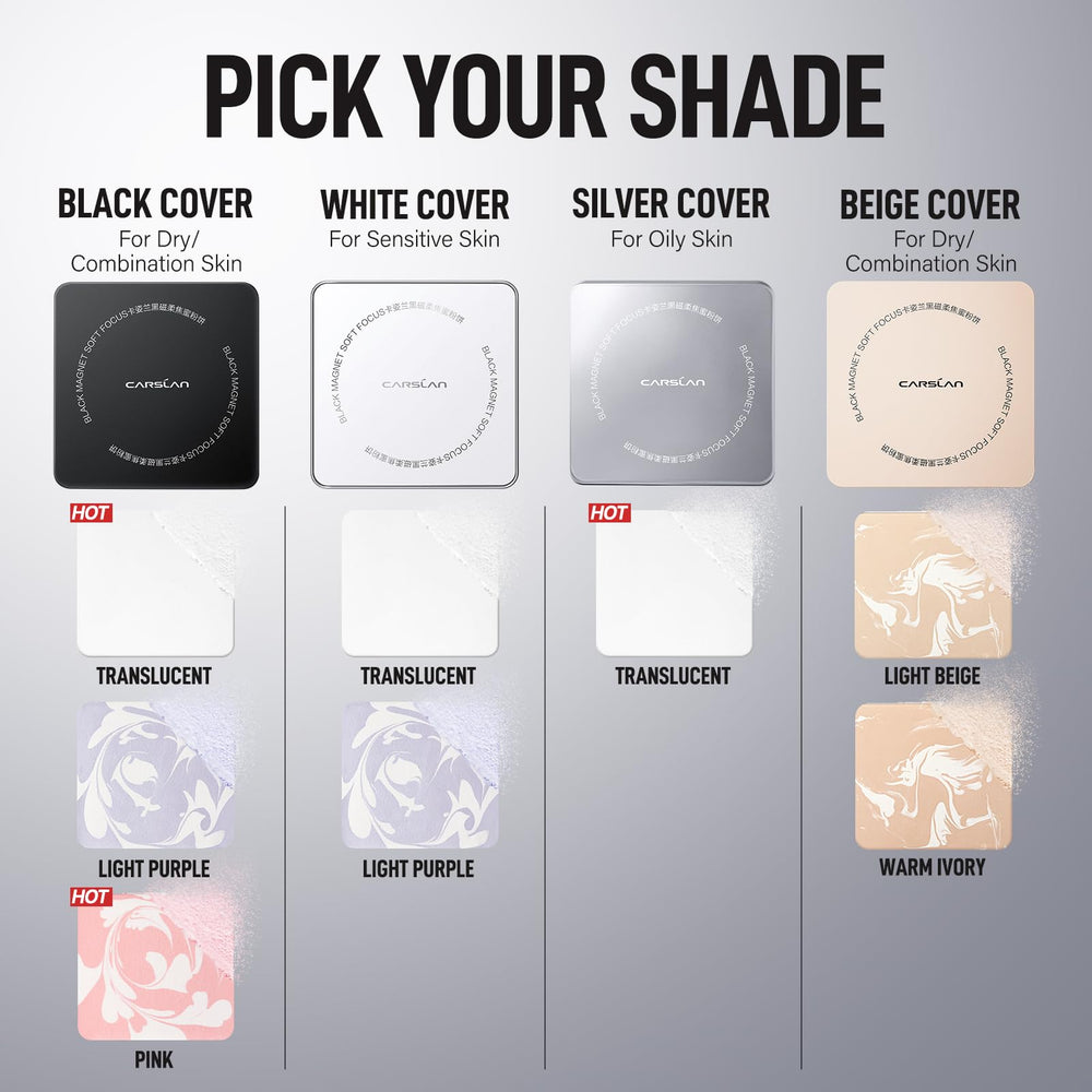 CARSLAN on-the-go compact designed for easy touch-ups during busy days
