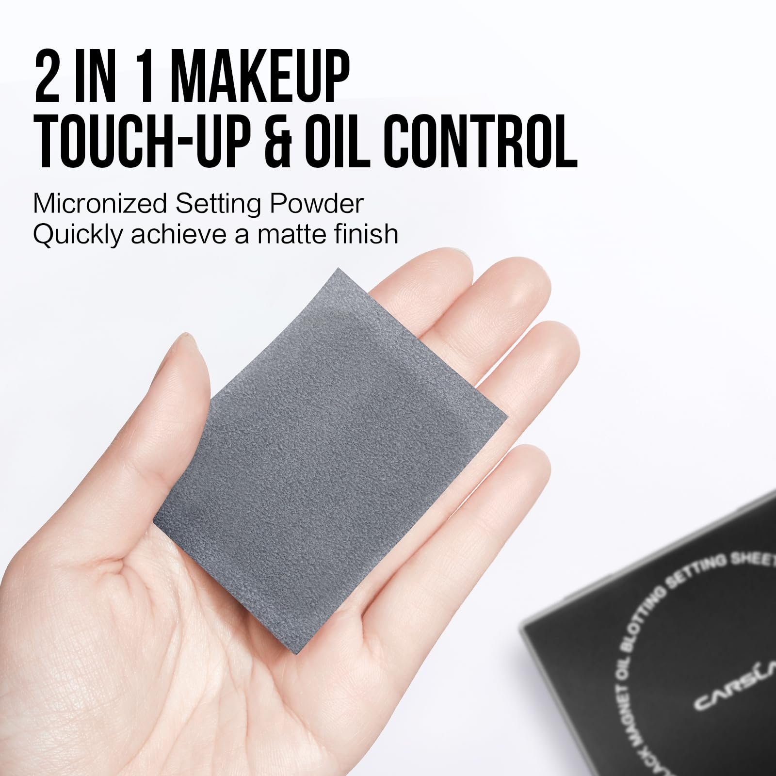 CARSLAN refill pads for blotting sheets enable long-lasting use.