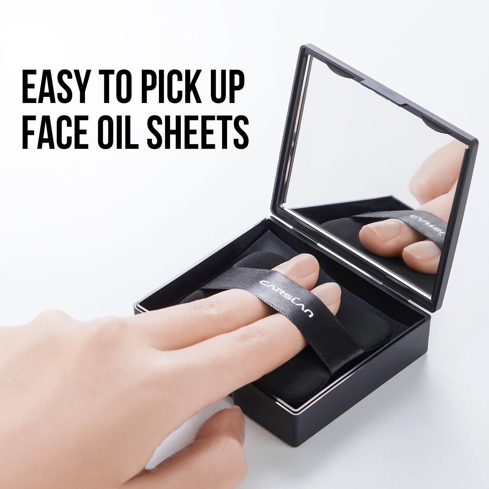 CARSLAN setting powder-coated blotters deliver a natural matte finish.