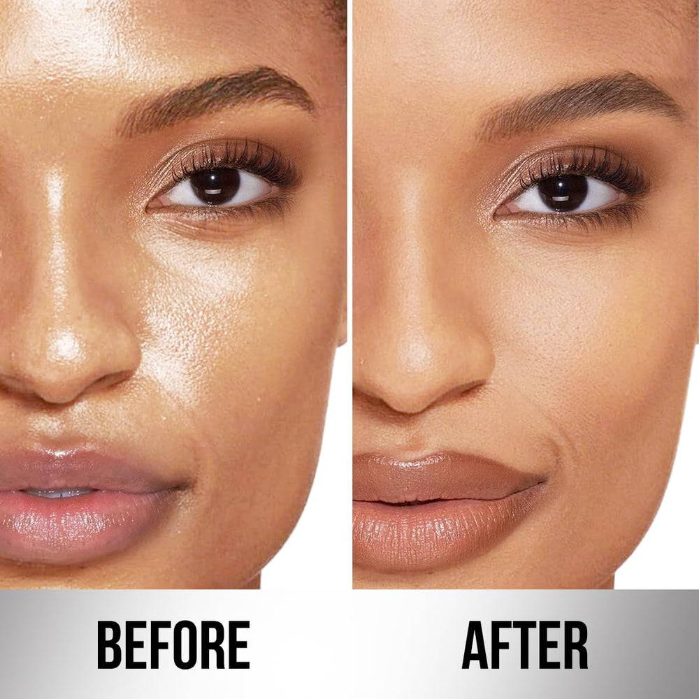 CARSLAN soft-focus loose powder sifter close-up shows precise, controlled dispensing.