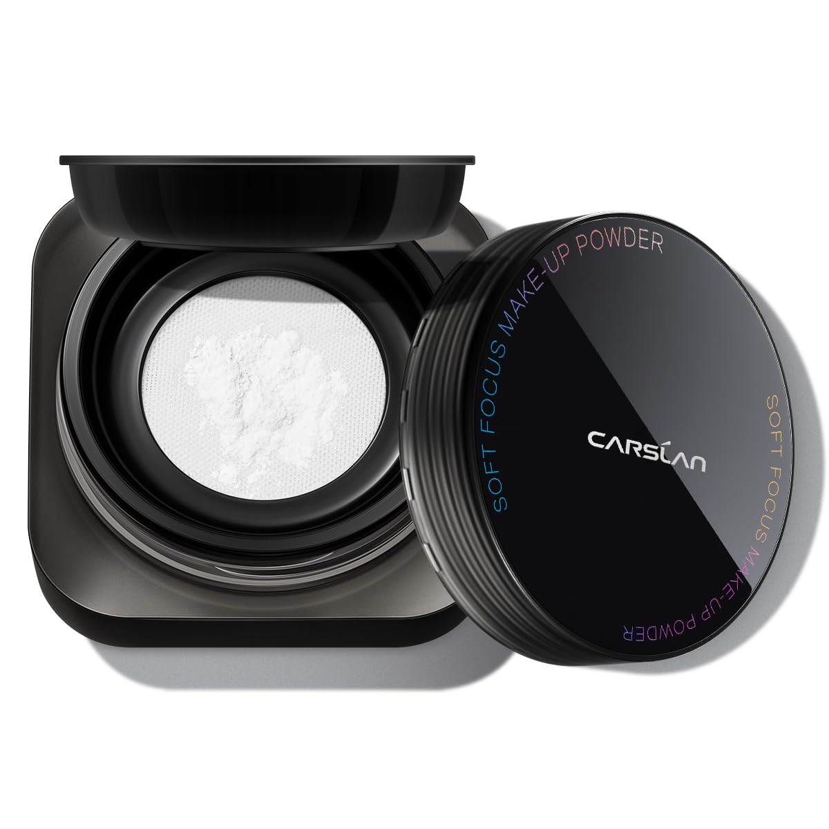 CARSLAN Soft Focus Powder 01 translucent compact for portable matte finish all day.