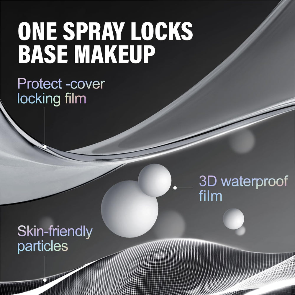 CARSLAN waterproof-smudgeproof spray provides a protective layer for makeup.