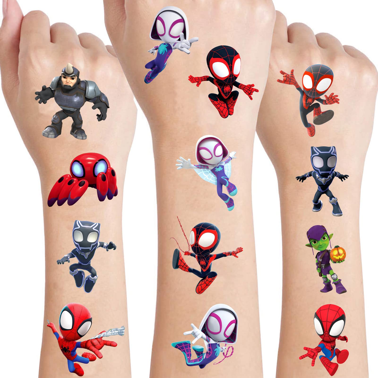 CasaCraze Spidey tattoos great as goody bag fillers and rewards.