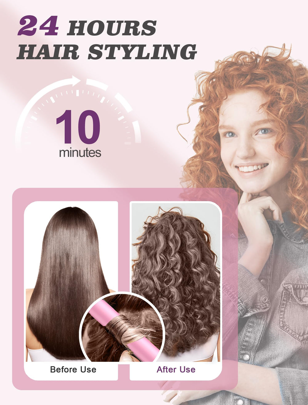 Casavok Mini Curling Iron safety features help reduce burns during use.