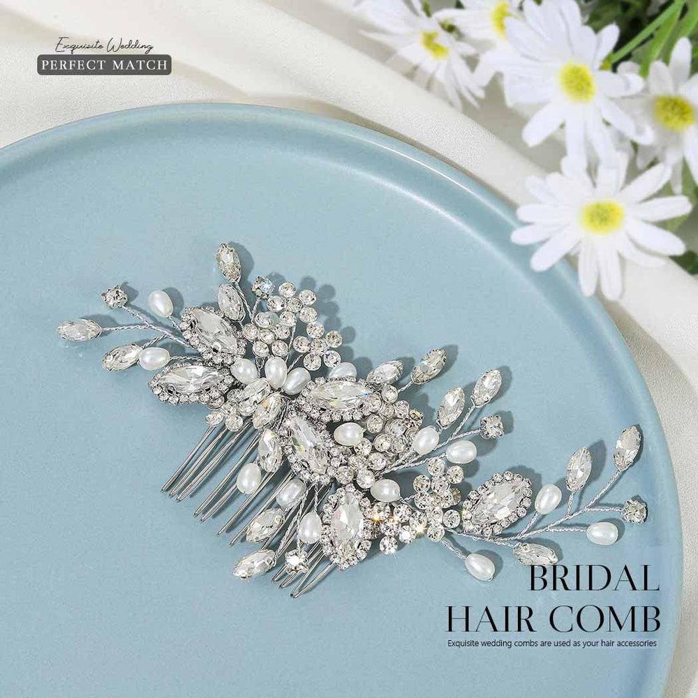 CASDRE pearl crystal detail highlights timeless wedding elegance