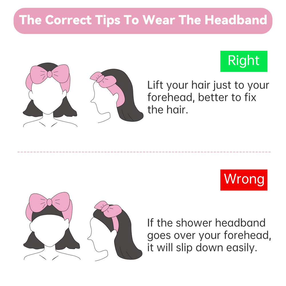 Casoty headbands suited for bridal parties and sleepovers