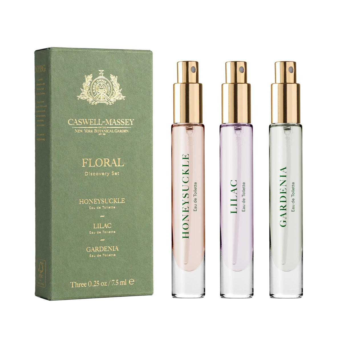 Caswell-Massey Floral Discovery Gardenia bottle pour for mood-brightening daytime wear