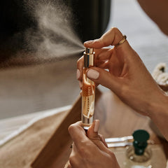 Caswell-Massey honeysuckle velvet moss musk base, with a soft lasting trail