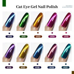 JODSONE cat eye purple polish adds dimensional glow to DIY manis