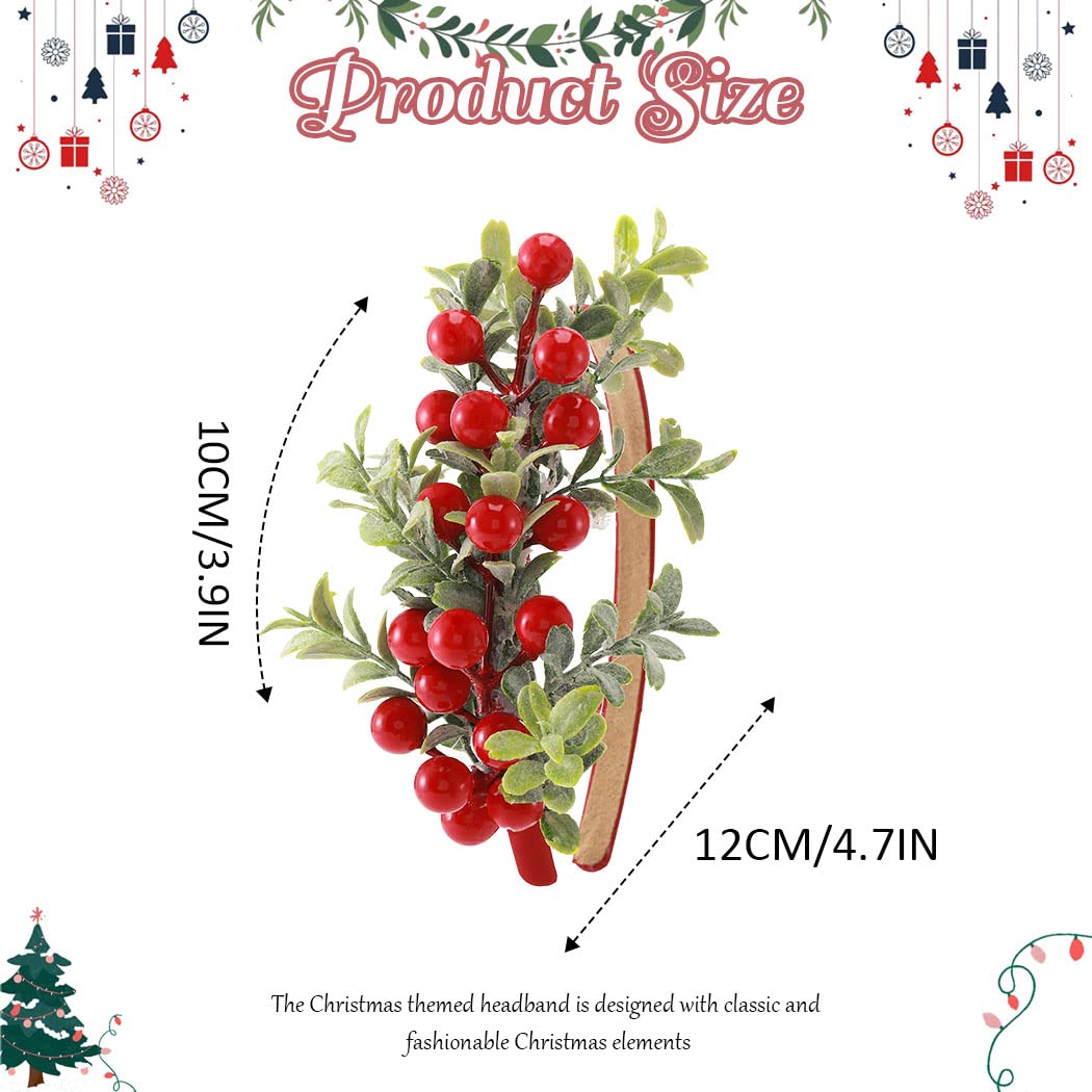 Catery Berry5 reindeer antlers headband adds playful seasonal charm.