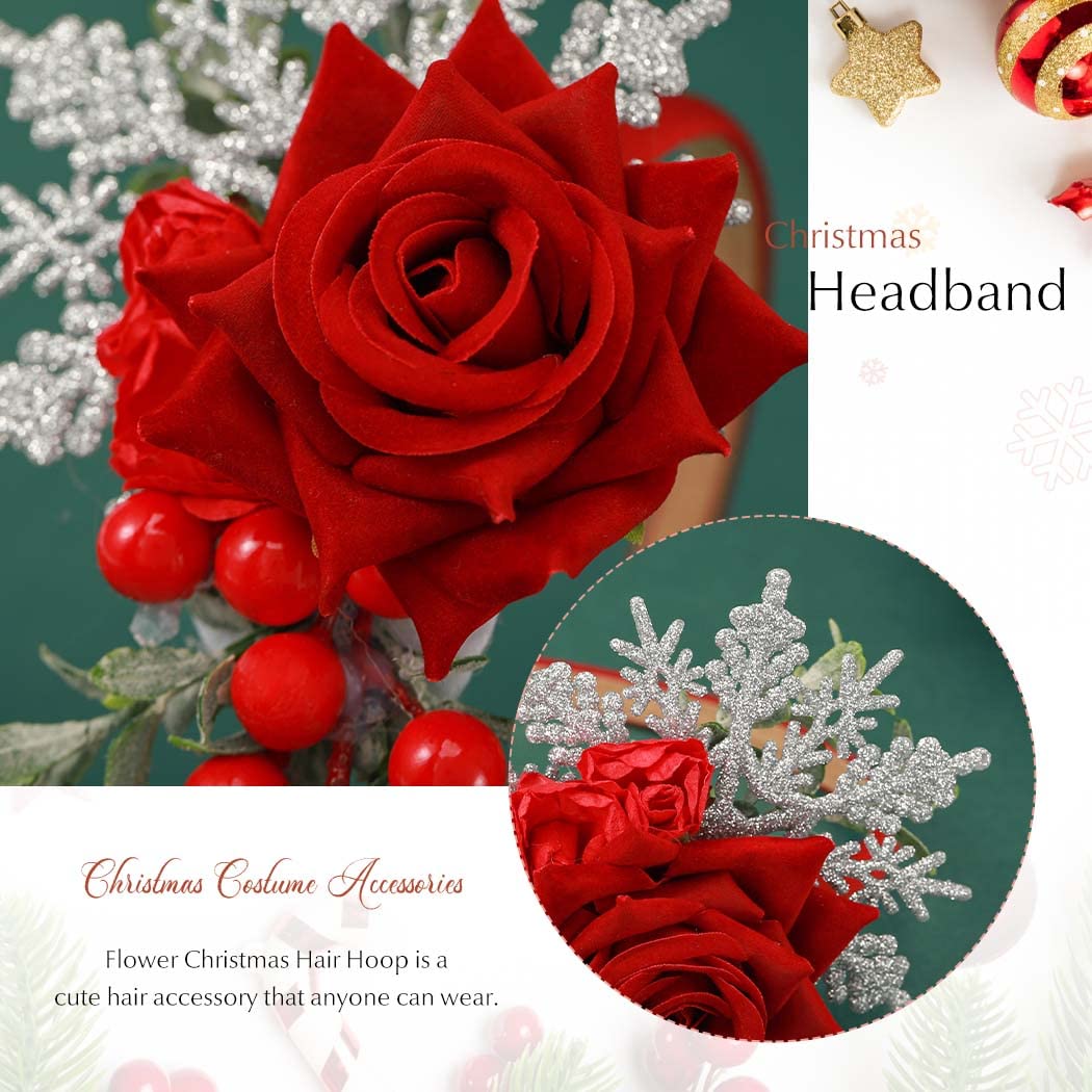 Catery handmade Christmas headdress with delicate festive details