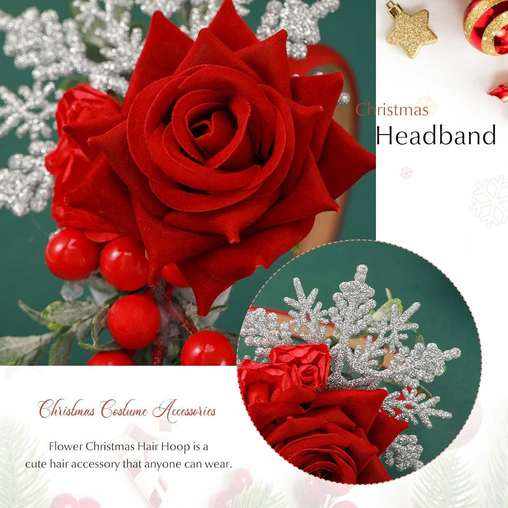 Catery handmade Christmas headdress with delicate festive details
