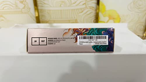 Catkin natural ingredients label highlights 100% natural lip moisturizer.