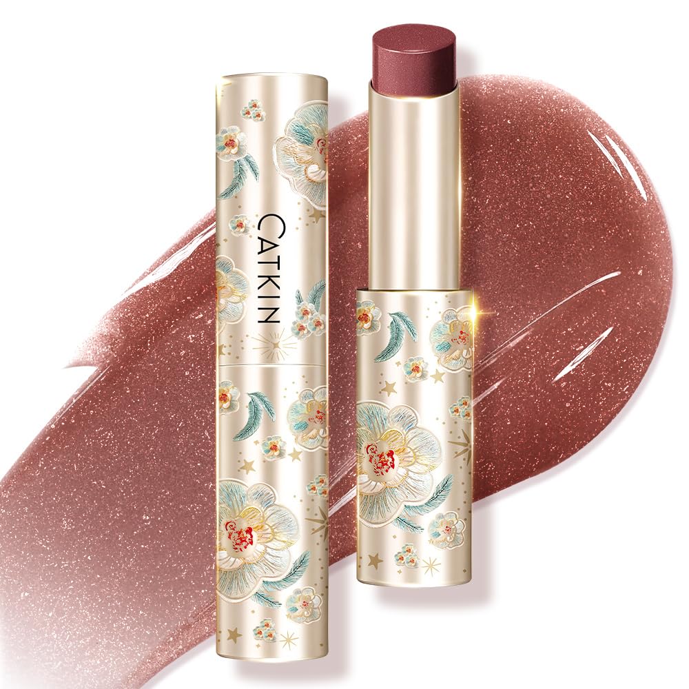 Catkin glossy lip balm tube delivers dewy shine and daily hydration