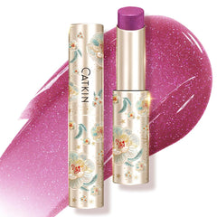 Catkin glossy lip balm tube delivers radiant hydration with a dewy finish.