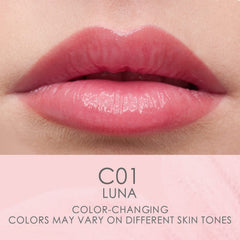 Catkin lip balm couture-case highlights portable luxury packaging for easy touch-ups.