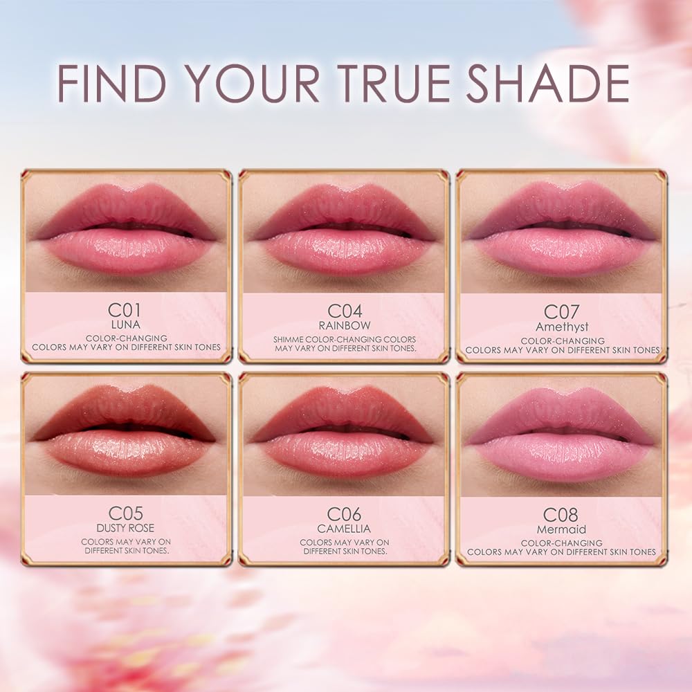 Catkin lip balm contains plant-derived squalane and phytosterols for conditioning.
