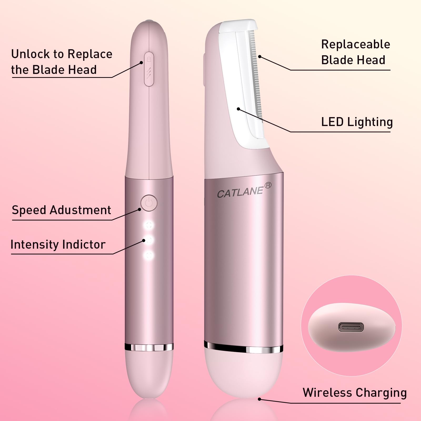 CATLANE Dermaplane compact travel case supports on-the-go skincare