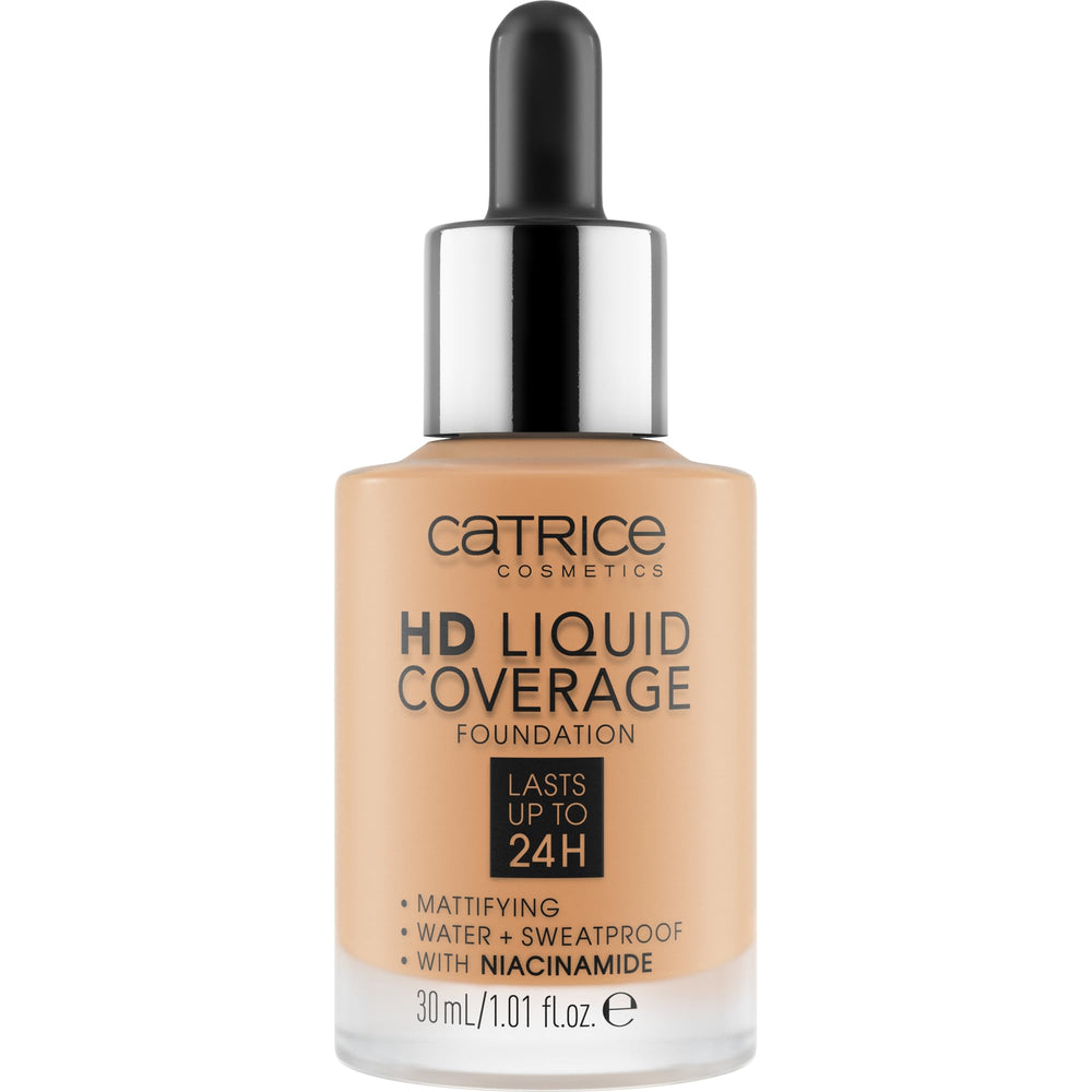 Catrice HD Liquid Coverage Foundation 24h wear matte finish for all-day shine control