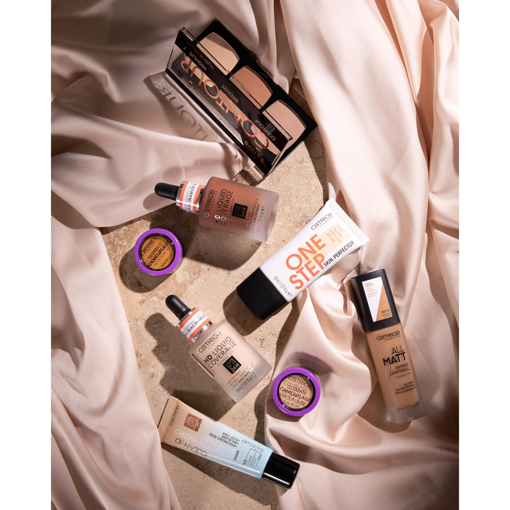 Catrice HD Liquid Coverage niacinamide ingredient close-up.