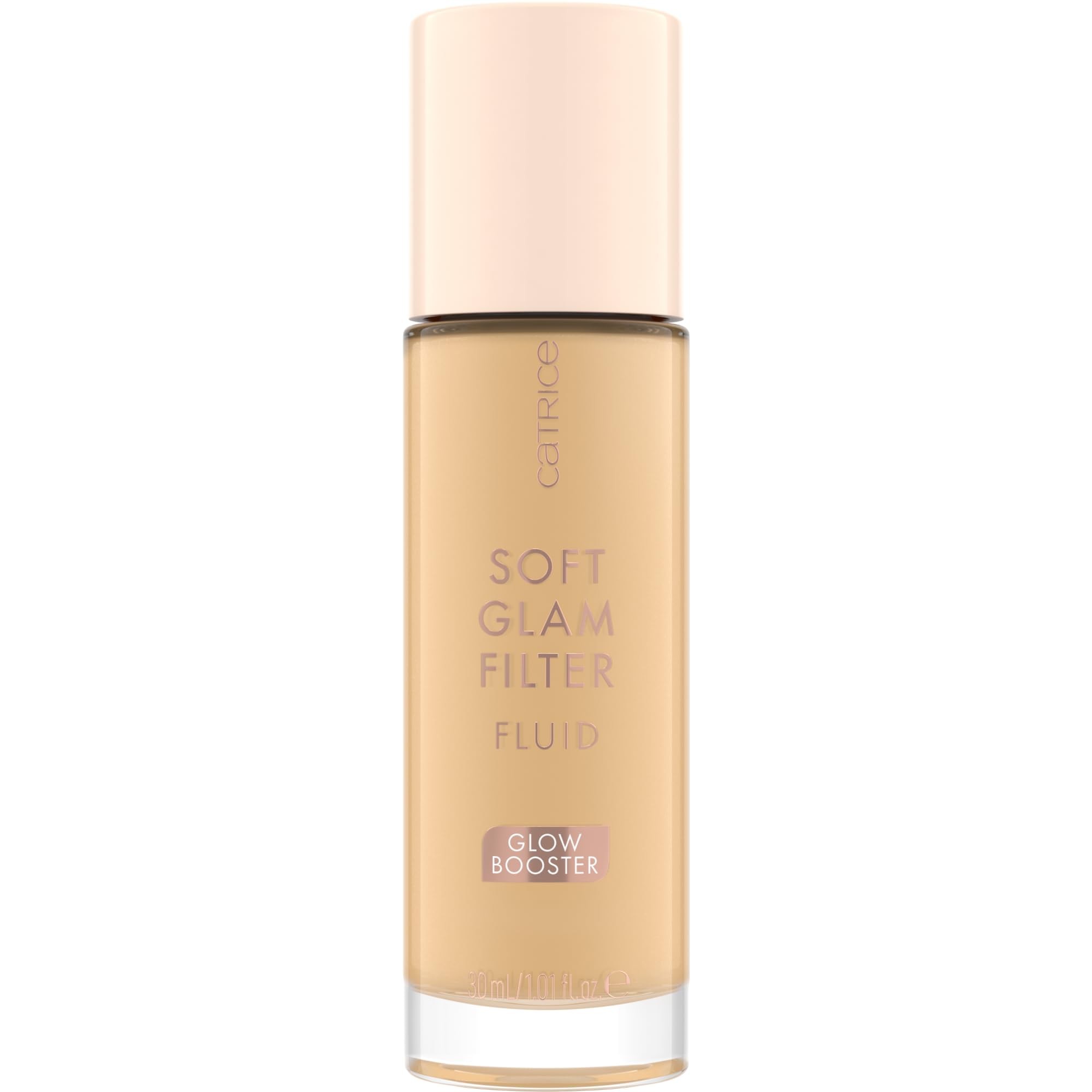 Textura ultraligera de Catrice Soft Glam Filter Fluid para un acabado suave